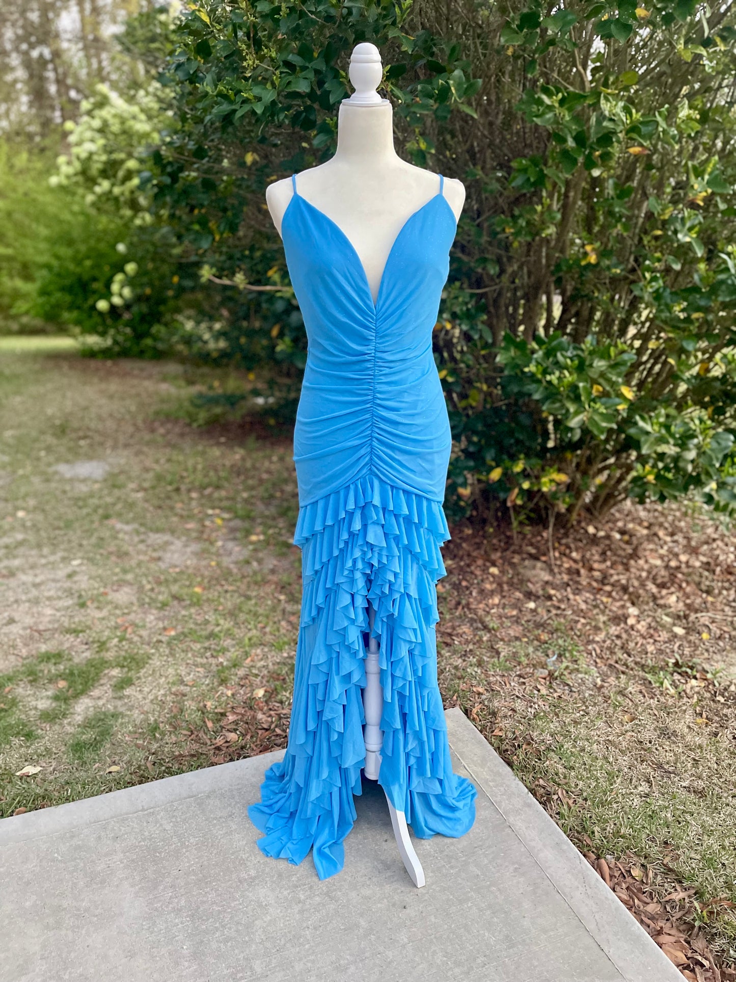 Minimalist Mesh Maxi Dress